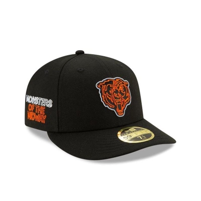 Sapca New Era Chicago Bears NFL Official NFL Draft Low Profile 59FIFTY Fitted - Negrii